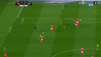 Jonas Second Goal - Benfica 2 - 0 Tondela - 14-03-2016 HD