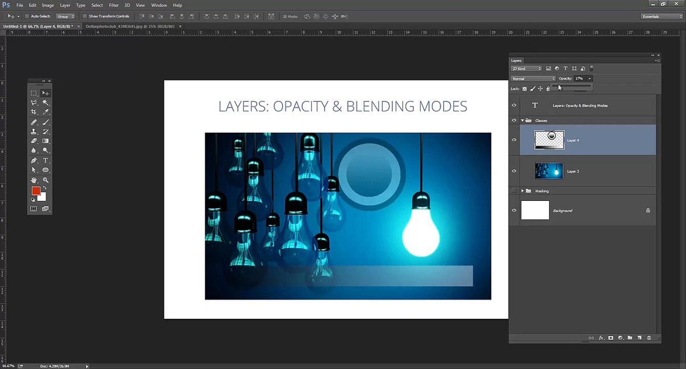 [Photoshop in 1 Hour] Lesson 04. Blendingmodes