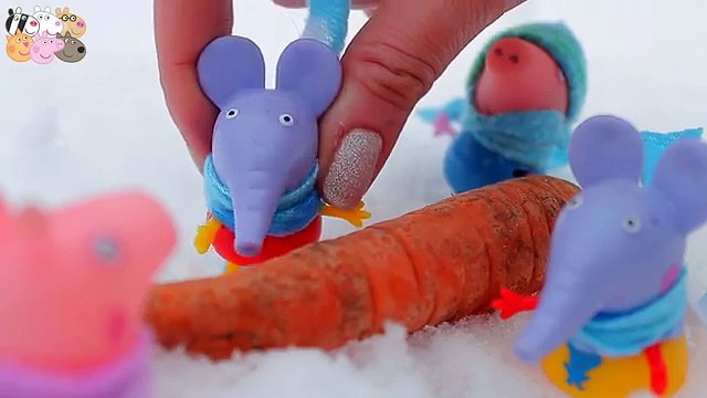 Свинка Пеппа мультик. Свинка Пеппа первый снег. Peppa Pig