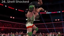 WWE 2K16 | 50 FINISHERS TO BROCK LESNAR! (PS4)