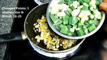 Aloo Bhindi Masala Recipes in Hindi,भिन्डी आलू सब्जी -Besan Wali Aloo Bhindi Ki Sabzi,bhindi recipe