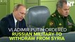 Russia Withdraws Military From Syria