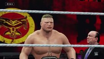 WWE 2K16 Simulation Brock Lesnar vs Roman Reigns | WrestleMania 31
