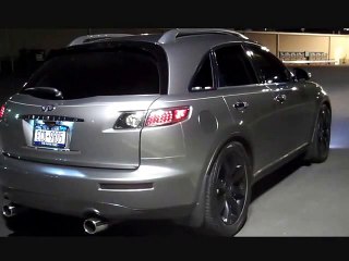 INFINITI FX35 NISMO Exhaust Выхлоп с 520 Лошадей на Финике