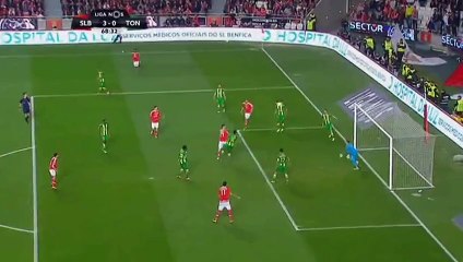 3-0 Jonas 2nd Goal HD - Benfica v.s. Tondela - 14-03-2016 HD