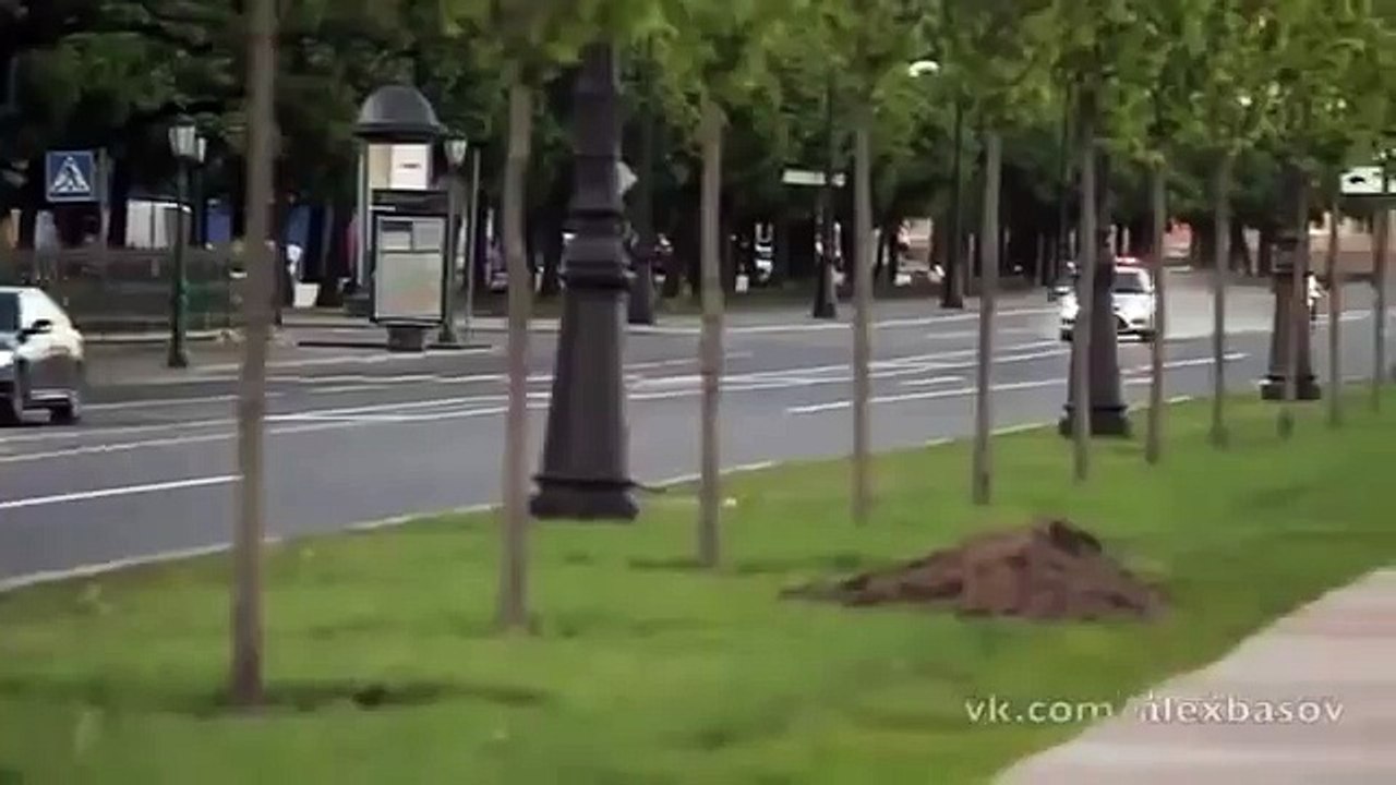 Погоня за придурками на спортбайке, Менты - свиньи