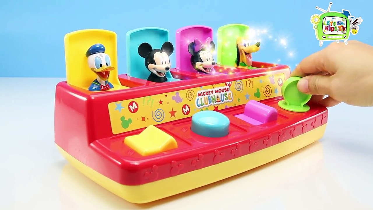 Mickey Mouse Clubhouse Pop Up Pals Surprise Disney Baby Toys Donald Minnie Pluto Funny Mus