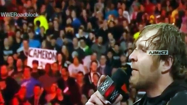 Triple H vs Dean Ambrose Segment WWE RAW 7th March 2016