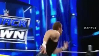 Brock Lesnar Attacks Roman Reigns and Dean Ambrose WWE SmackDown