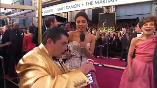 Guillermo on the 2016 Oscars Red Carpet