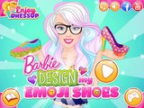 Barbie Video Game Barbie Design My Emoji Shoes Enjoydressup.com