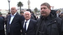 İzmir - Hasan Tahsin Heykeli Önünde Terör Kınaması