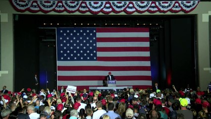 Trump se defiende tras desórdenes en campaña electoral