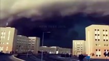 فيديو.مغربية تصرخ وتطلب السلامة من شدة وقوة الإعصار، إعصار دبي في الإمارات العربية المتحدة