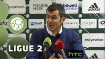 Conférence de presse Red Star  FC - AJ Auxerre (0-2) : Rui ALMEIDA (RED) - Jean-Luc VANNUCHI (AJA) - 2015/2016