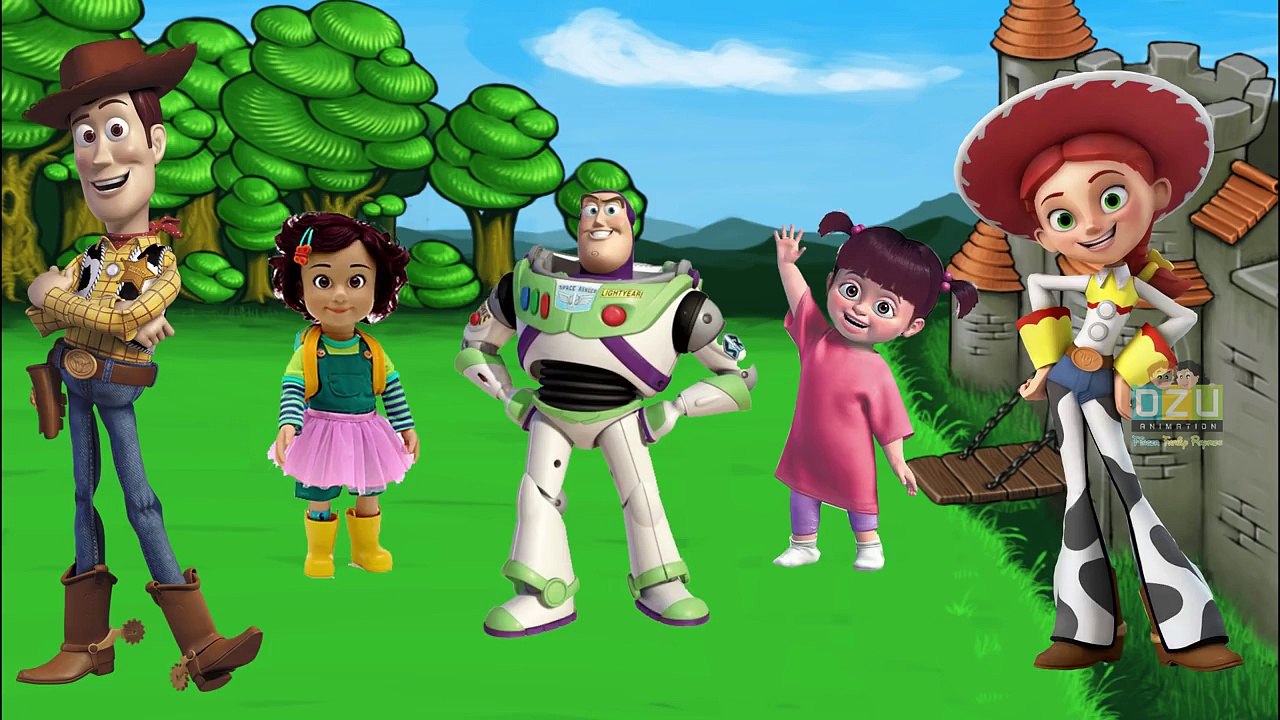 TOY STORY Finger Family Nursery Rhymes For Kids