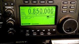 KICY 850kHz 22時のSAを聞こうとしたが・・・(:-\