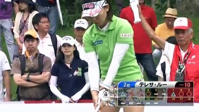 【テレサ・ルー】ドライバー　スイング解析　自信ショット