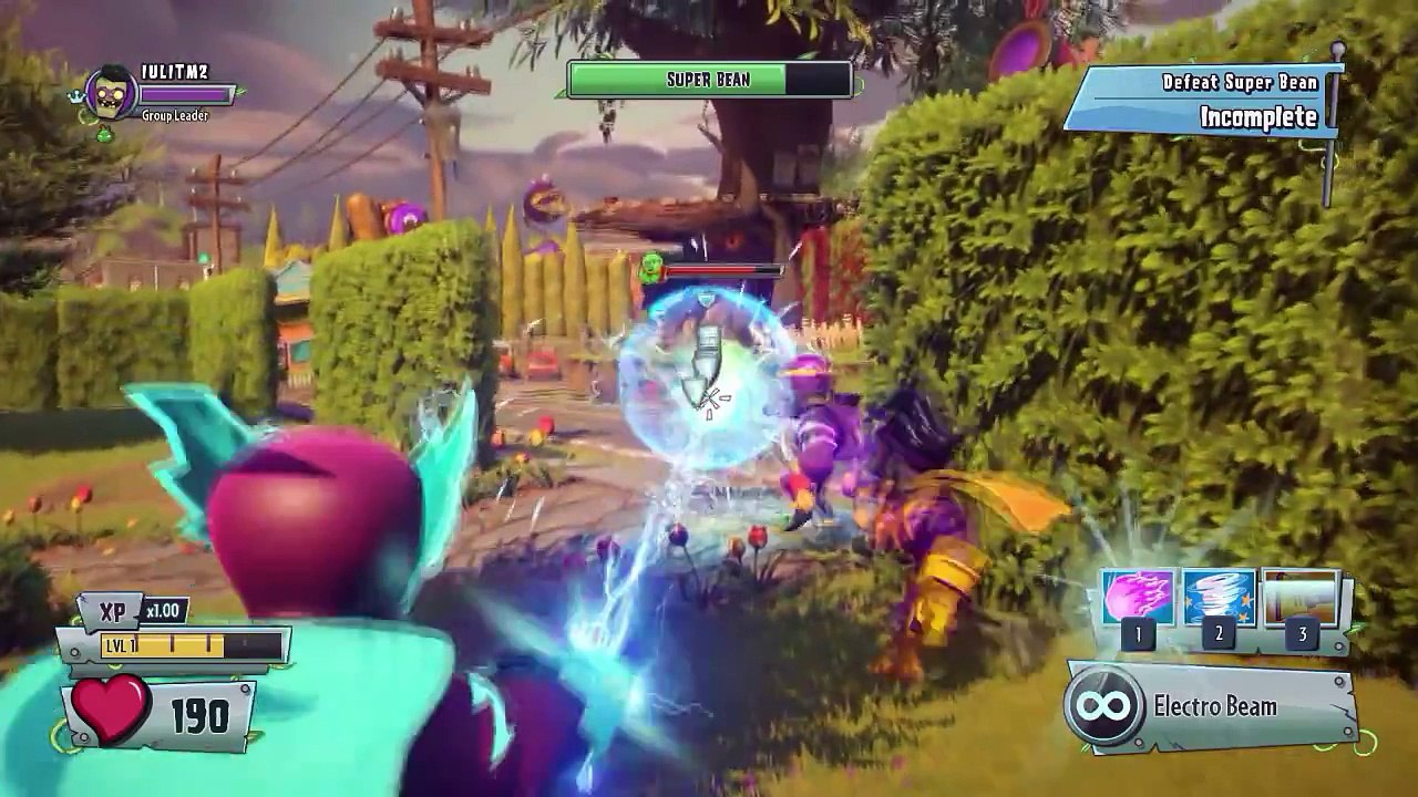 Plants vs. Zombies Garden Warfare 2 Super Bean Final Boss Fight