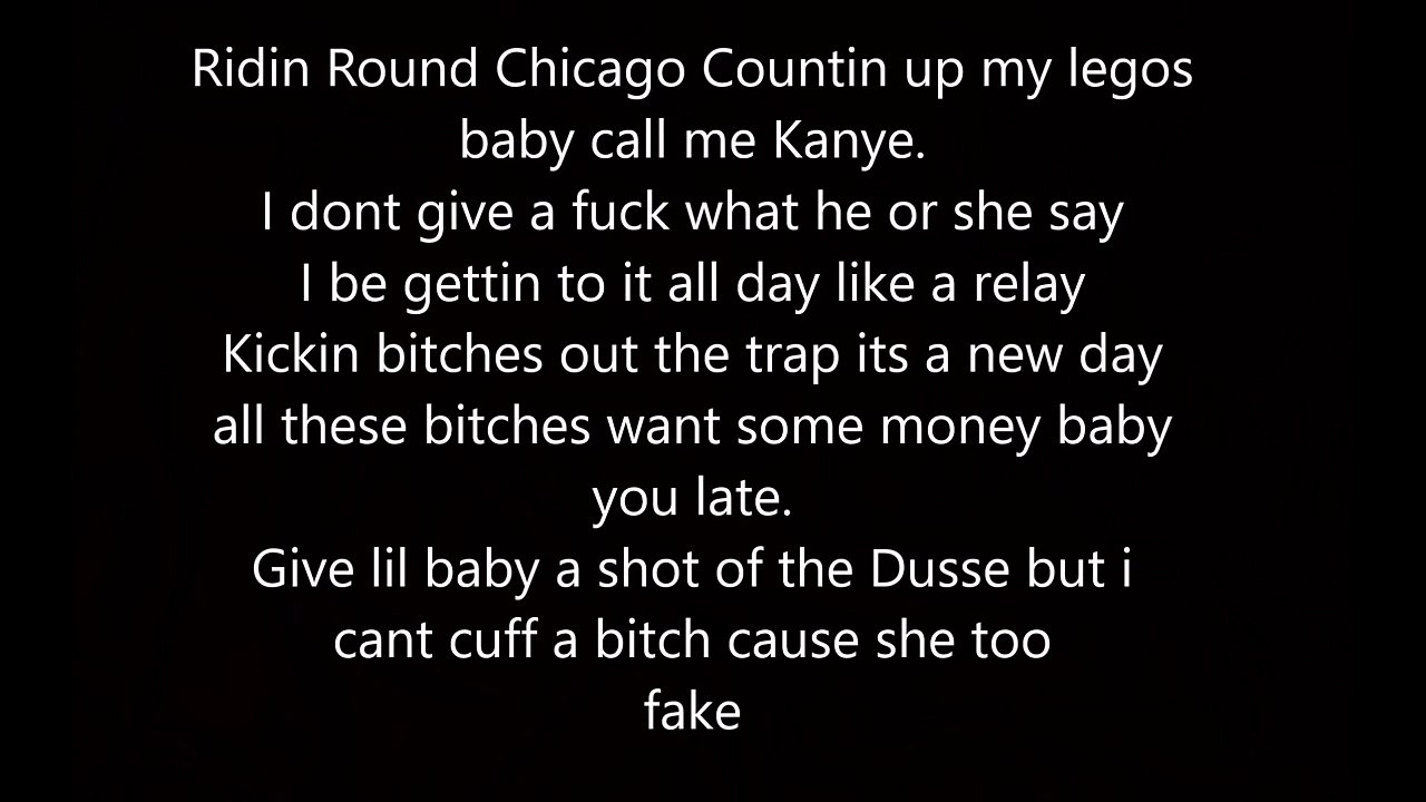 Famous Dex Kanye (lyrics)