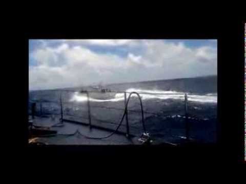 Raw footage of the incident between the PCG & Taiwanese fishermen