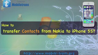 [Nokia to iPhone 5S / 6/6 : Contacts Transfer] How to Transfer Contacts from Nokia to iPho