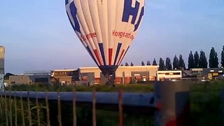 landing luchtballon @ Coberco terrein, Arnhem @ 27-06-2010