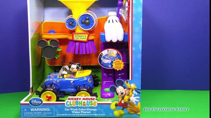 Download Video: MICKEY MOUSE CLUBHOUSE Disney Mickey Mouse Car Wash a Mickey Mouse Video Toy Unboxing  Mickey Mouse Cartoons