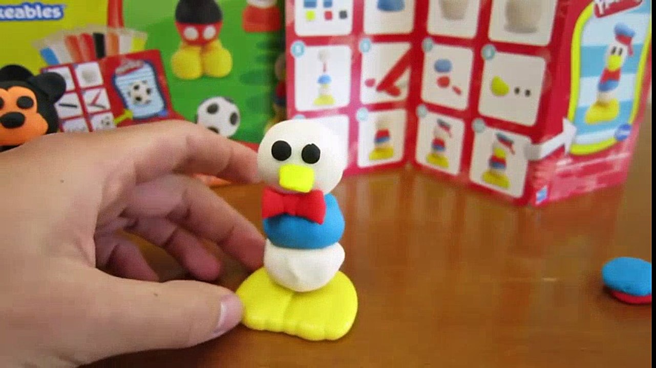 Play Doh Mickey Mouse and Minnie Mouse Disney Play-Doh Playsets SUPER Video!  Mickey Mouse Cartoons