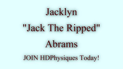 Jacklyn Abrams Fitness Muscle Flexing!