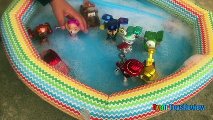 Paw Patrol Toys Bath in Bubbles Pool Disney Cars Toys Spiderman Bubbles Makers Ryan ToysRe