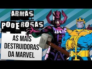 AS 10 ARMAS MAIS PODEROSAS DA MARVEL | Ei Nerd