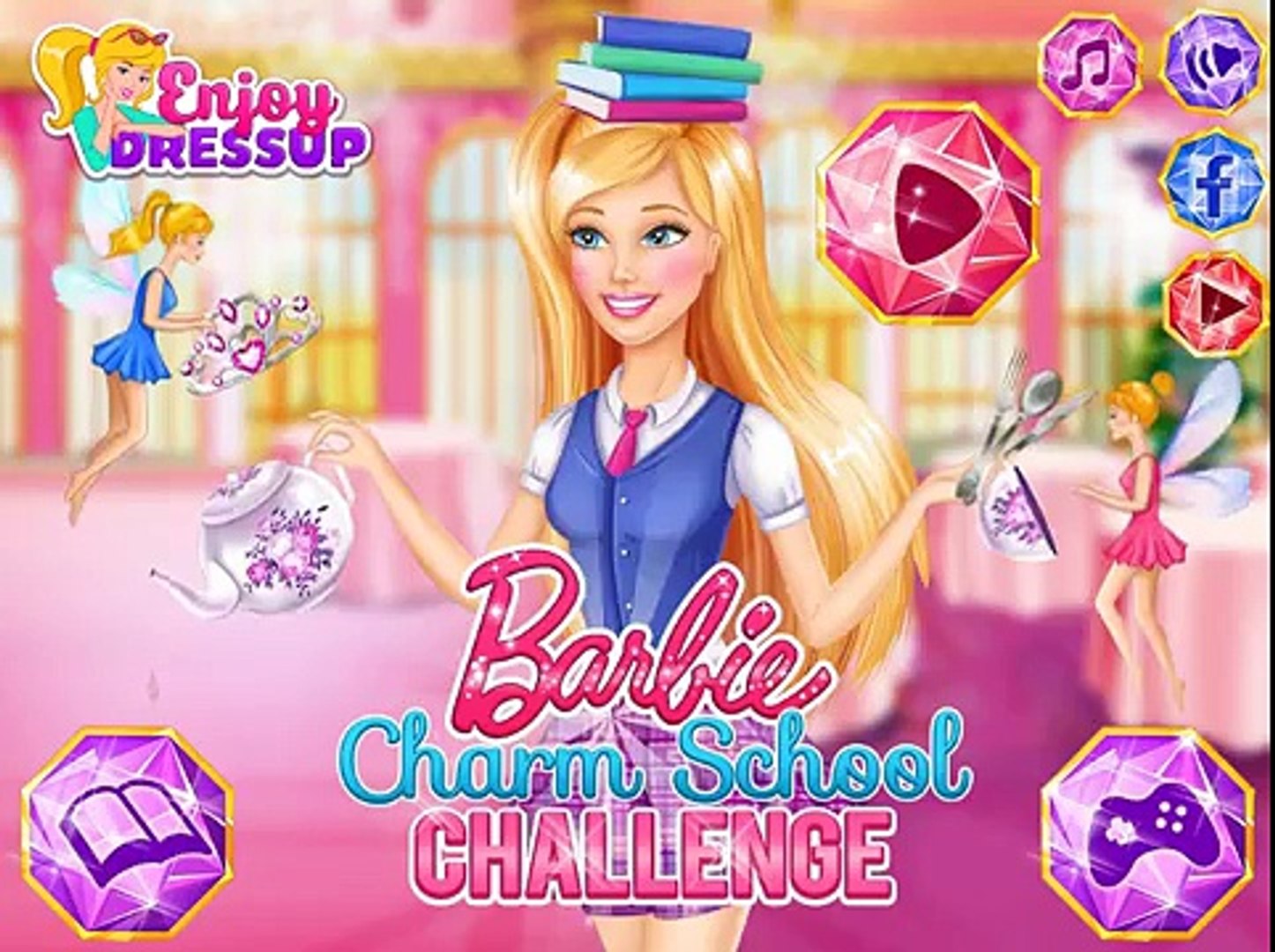 barbie dress up challenge games