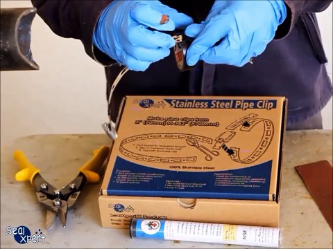 (S) Cómo usar abrazaderas de acero inoxidable SealXpert para la reparación de fugas de tuberías