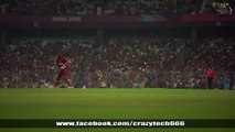 Chris Gayle Bowled by Bumrah in warm up match India v West Indies Mar 10, 2016 t20 world cup