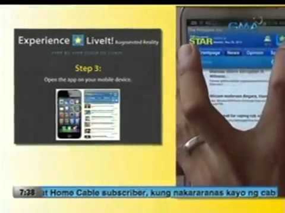 UH LIVE IT_, isang augmented reality service ng Philippine