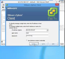 الاتصال بالسيرفر ESXi 5.1 عن طريق vSphere