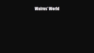 Download ‪Walrus' World PDF Online