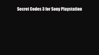 Read ‪Secret Codes 3 for Sony Playstation PDF Online