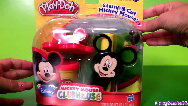 Play Doh Mickey Stamp & Cut * Mickey Mouse Clubhouse With Goofy Mater & Sally Disneyplaydo