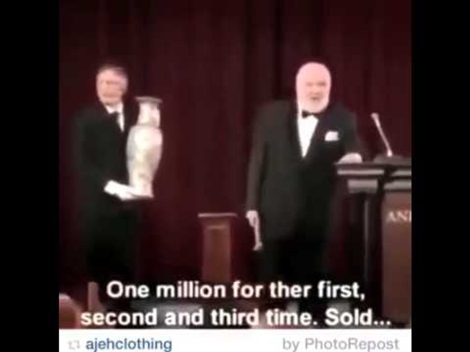 Breaking masterpiece worth millions - Too Funny !