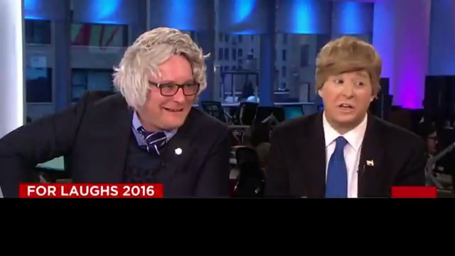 Fake Donald Trump and Bernie Sanders