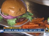 Get 50% off breakfast, lunch or dinner