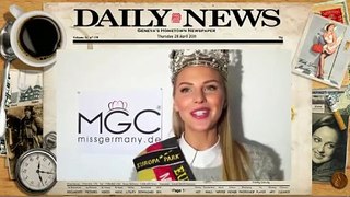 Olga Hoffmann Miss Germany Congratulate Miss Philippines Pia Wurtzbach