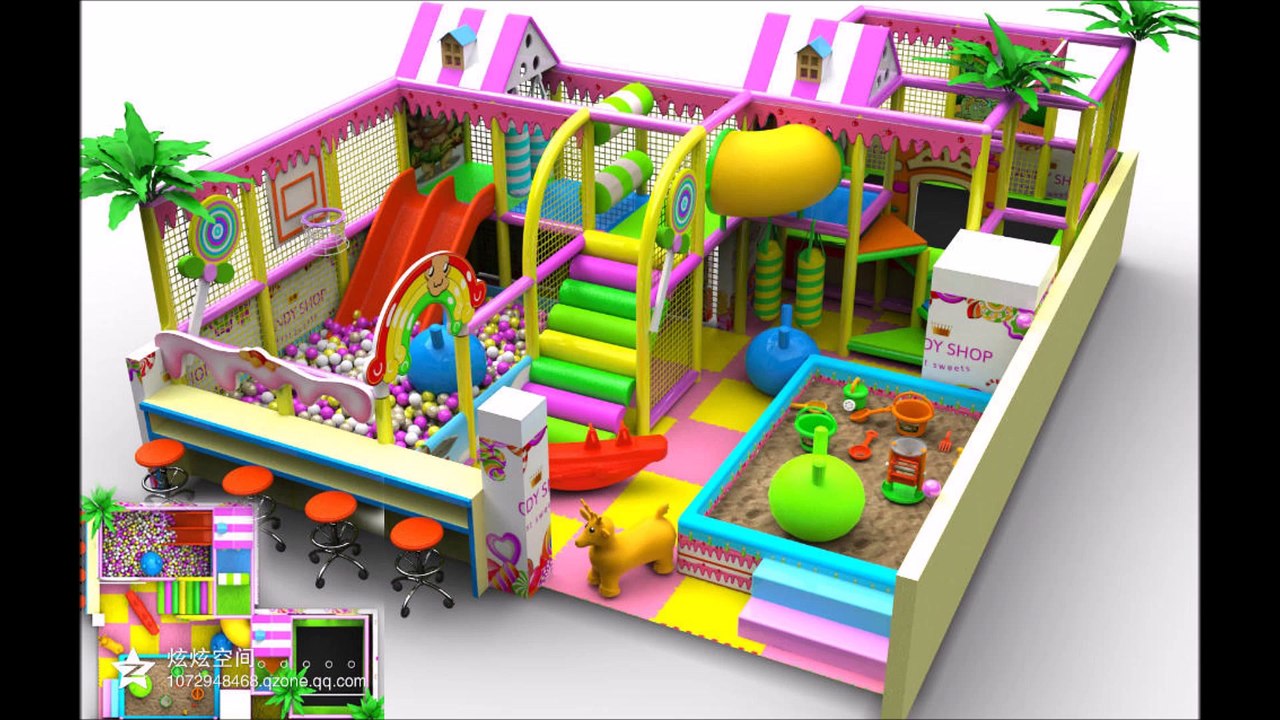 Design of indoor playground size 0-100M2