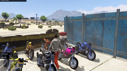 PISTOLS VS BIKERS - Grand theft auto 5 -(GTA 5 funny moments & highlights)