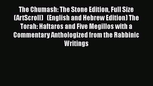 chumash stone edition free pdf download