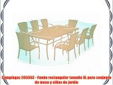 Campingaz 205693 - Funda rectangular tamaño XL para conjunto de mesa y sillas de jardín