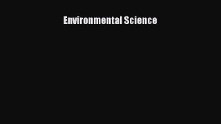 Read Environmental Science Ebook Online