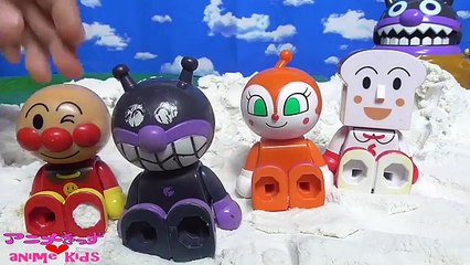 アンパンマン フシギな砂 でかくれんぼ‼ ねんど おもちゃアニメ テレビ 映画 animekids アニメきっず animation anpanman Clay Toy